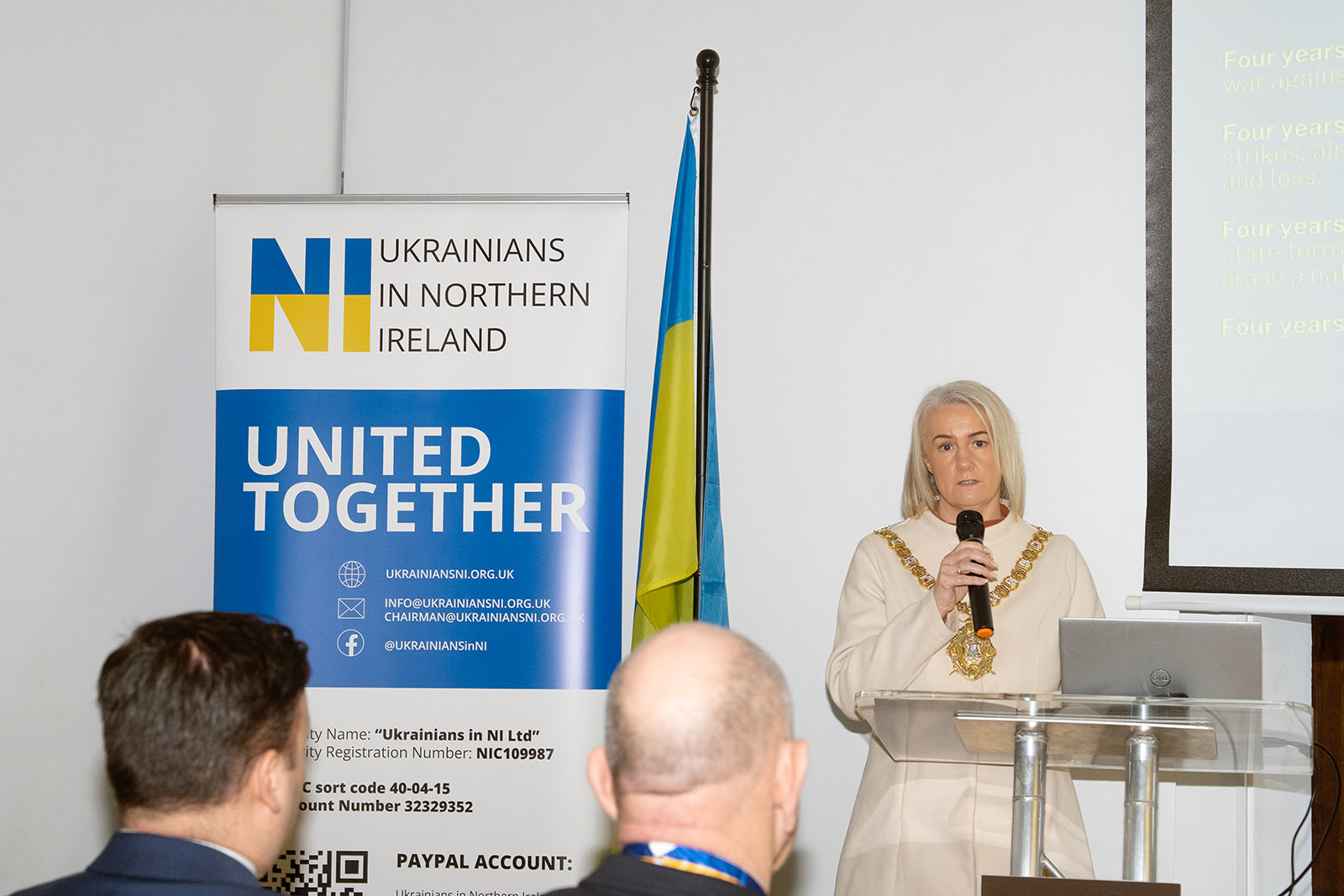 Peaceful Ukranian event