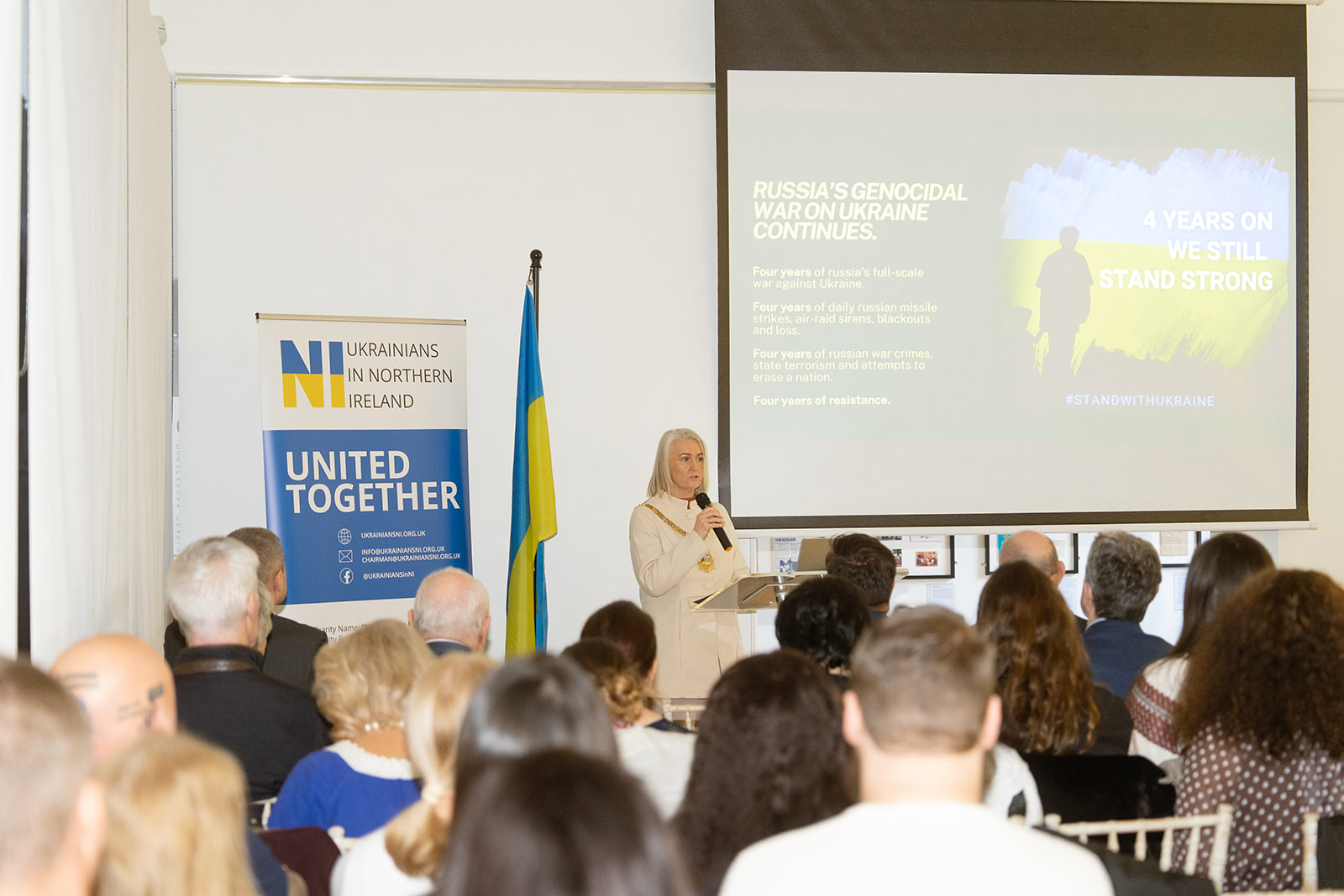 Peaceful Ukranian event